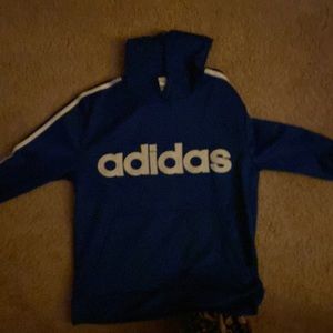 small blue adidas hoodie